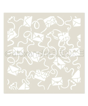 ALEXANDRA RENKE - Stencil 'Verschlungene Liebesbriefe'