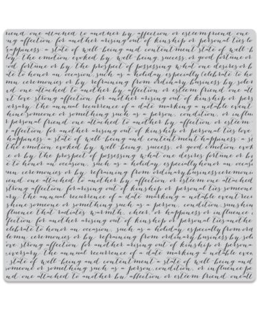 Hero Arts Script Bold Prints Cling Rubber Stamp