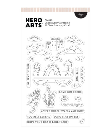 Hero Arts Unbelievably Awesome Clear Stamp Set