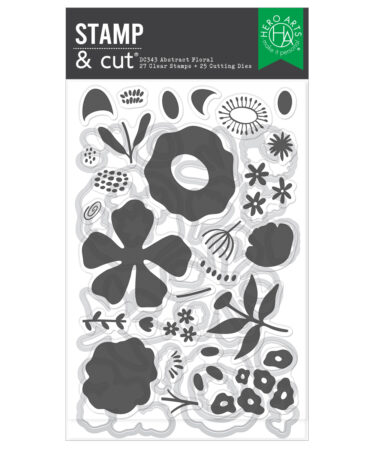 Hero Arts Abstract Floral Stamp & Cut