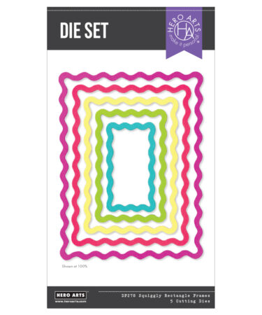 Hero Arts Squiggly Rectangle Frames Die Set