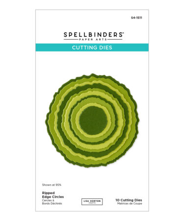 SPELLBINDERS - Ripped Edge Circles Etched Dies by Lisa Horton