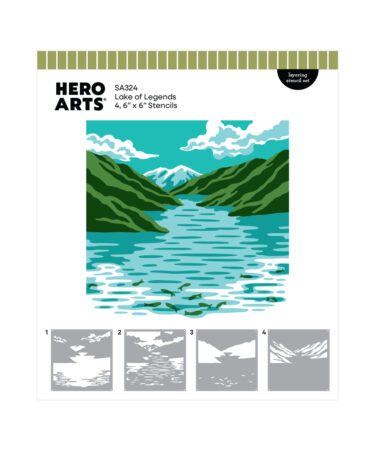Hero Arts Lake of Legends Stencil Set