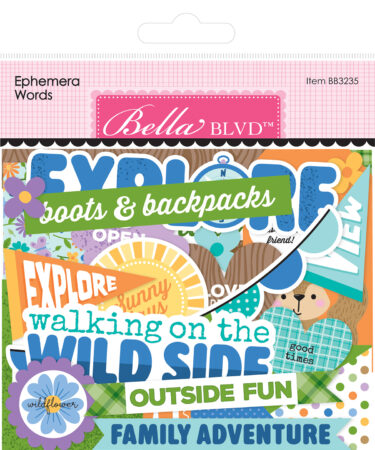 BELLA BLVD -Collezione Adventure Awaits - Ephemera Words