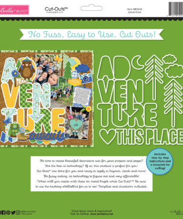 BELLA BLVD -Collezione Adventure Awaits - Adventure Cut-Outs
