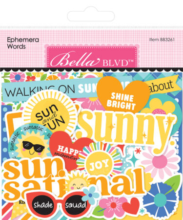 BELLA BLVD -Collezione Walking on Sunshine - Ephemera Words