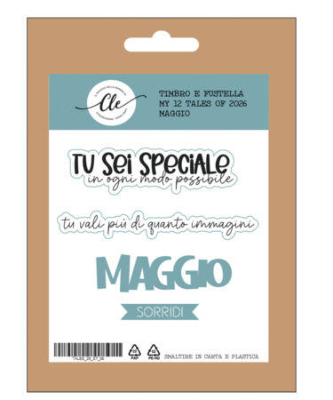 IL NEGOZIO DELLA MAMMA DI CLE - I TIMBRI DELLA CLE – MY 12 TALES OF  2026 - MAGGIO - TIMBRO + FUSTELLE COORDINATE