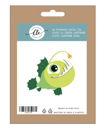 IL NEGOZIO DELLA MAMMA DI CLE – LE FUSTELLE DELLA CLE - ANIMALETTI - Lucio il pesce lanterna