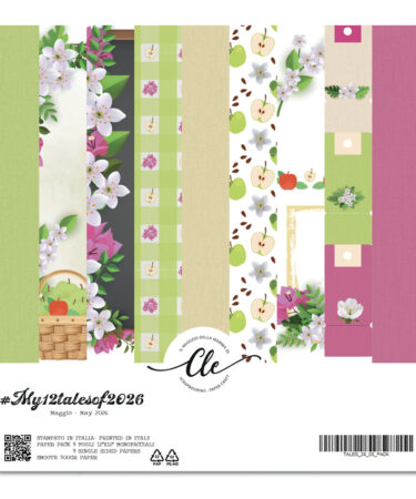 IL NEGOZIO DELLA MAMMA DI CLE - LE CARTE DELLA CLE - MY 12 TALES OF  2026 - GIUGNO-  PAPER PACK 12x12