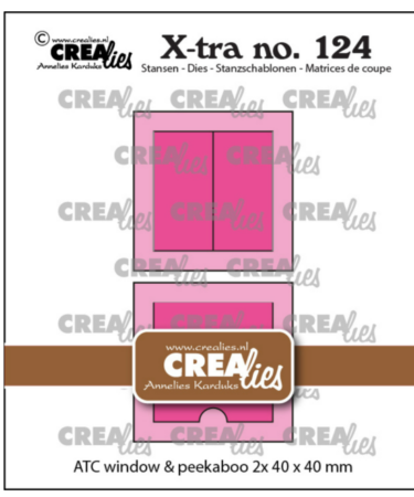 X-tra Dies Square Window with Shutters + Peek-a-boo Square