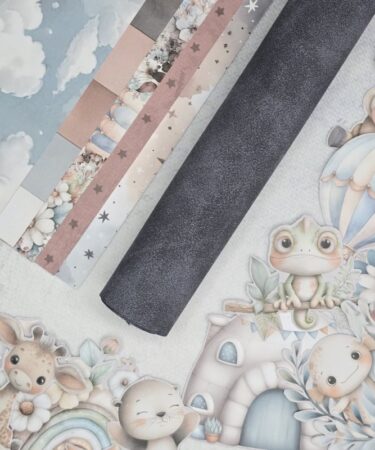 Bellaluna Crafts - Collezione Be my Baby -ROTOLO IN ECOPELLE  VINTAGE JEANS