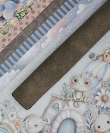 Bellaluna Crafts - Collezione Be my Baby - ROTOLO IN ECOPELLE  VINTAGE CHOCOLATE