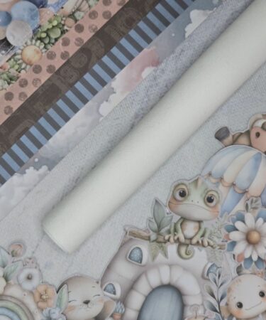Bellaluna Crafts - Collezione Be my Baby - ROTOLO ANTELINA SNOWFLAKE WHITE