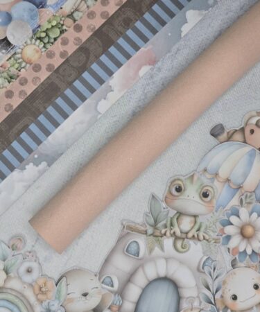 Bellaluna Crafts - Collezione Be my Baby - ROTOLO IN ECOPELLE - SALMON