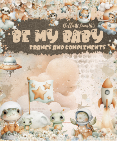 Bellaluna Crafts - Collezione Be my Baby - FRAMES AND COMPLEMENTS COLLECTION 12X12"