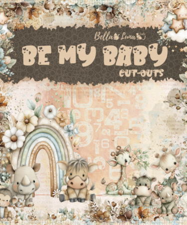 Bellaluna Crafts - Collezione Be my Baby - BASICS CUT-OUTS COLLECTION 8" x 8"