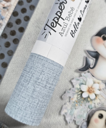Bellaluna Crafts - Collezione Be my Baby - ROTOLO TEPPER AZUL BEBE