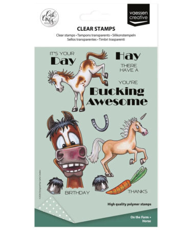 Vaessen Creative • Timbri Trasparenti by Carla Creates Horse on the Farm 19pcs