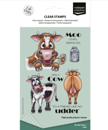 Vaessen Creative • Timbri Trasparenti by Carla Creates Cow on the Farm 16pcs