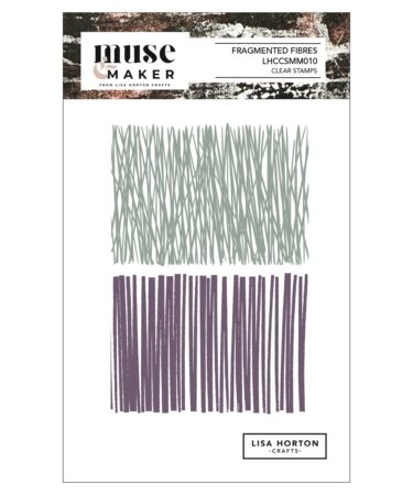 Lisa Horton Crafts Muse & Maker A6 Clear Stamp Set - Fragmented Fibres
