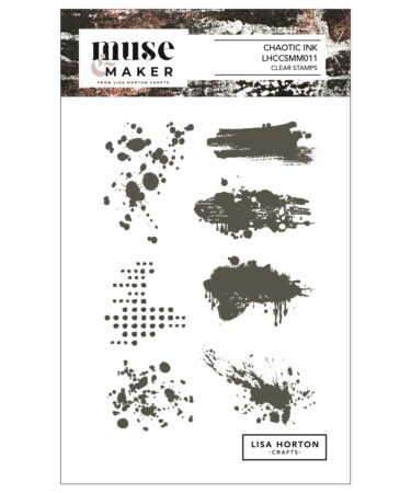 Lisa Horton Crafts Muse & Maker A6 Clear Stamp Set - Chaotic Ink