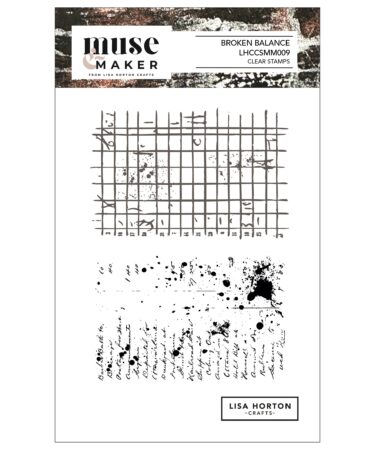 Lisa Horton Crafts Muse & Maker A6 Clear Stamp Set - Broken Balance