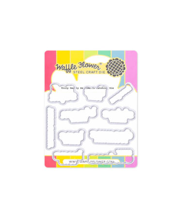 WAFFLE FLOWER - Truly Deeply Sentiments Matching Die