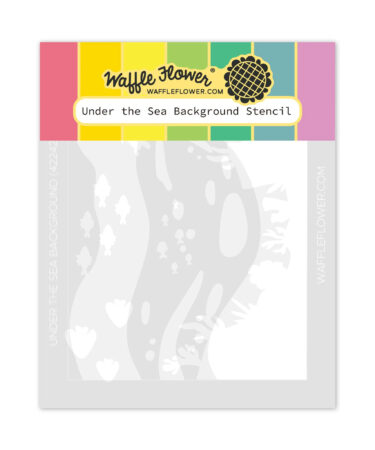 WAFFLE FLOWER - Under the Sea Background Stencil