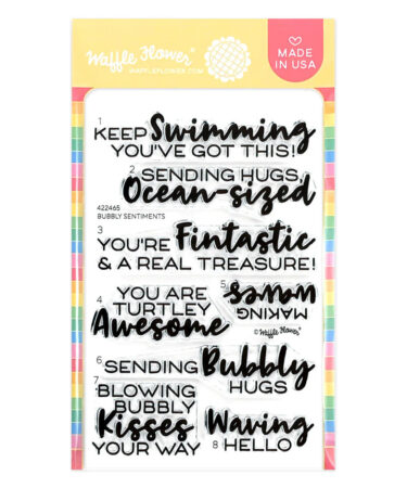 WAFFLE FLOWER - Bubbly Sentiments Stamp Set