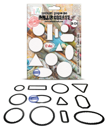 AALL AND CREATE - Die-Cutting Die Set - 13x18cm -Scallop Ovals