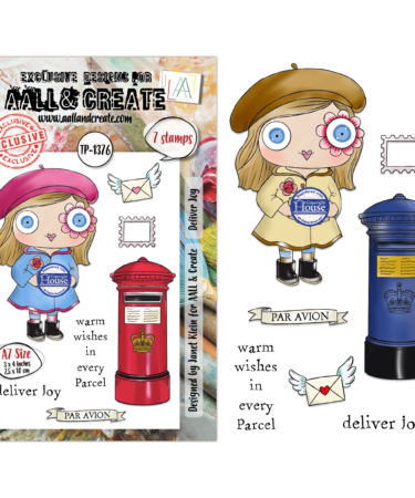 AALL AND CREATE - Stamp Sets - A7 - Deliver Joy