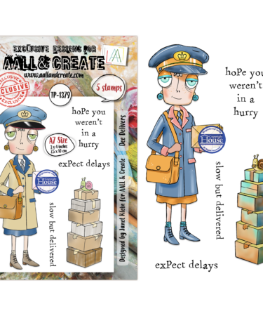 AALL AND CREATE - Stamp Sets - A7 - Dee Delivers