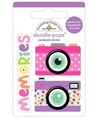 Doodlebug Design - Collezione Color Me Crafty - Doodle-Pops 3D Stickers - Making Memories