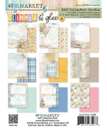 49 AND MARKET โ Collezione Glimmer and Glee - 6 x 8 Collection Pack