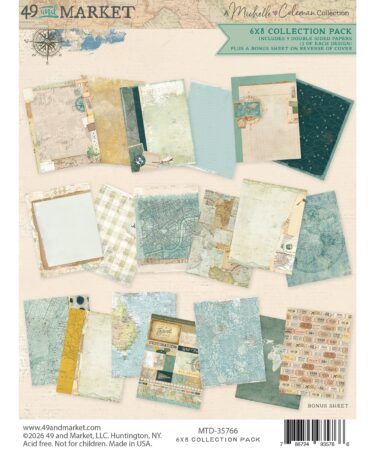 49 AND MARKET โ Collezione Travel Diaries - 6 x 8 Collection Pack