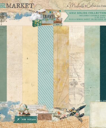 49 AND MARKET โ Collezione Travel Diaries - 12 x12 Solids Collection Pack