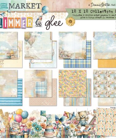 49 AND MARKET โ Collezione Glimmer and Glee - 12 x12 Collection Pack