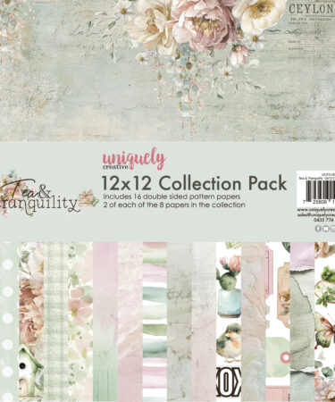 UNIQUELY CREATIVE - Collezione Tea & Tranquility 12 x 12 Collection Pack