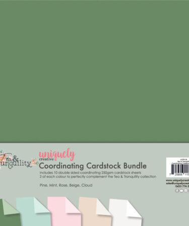 UNIQUELY CREATIVE - Collezione Tea & Tranquility Coordinating Cardstock Bundle
