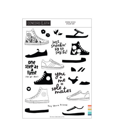 Concord & 9th - Fresh Kicks Stamp Set (6 x 8)