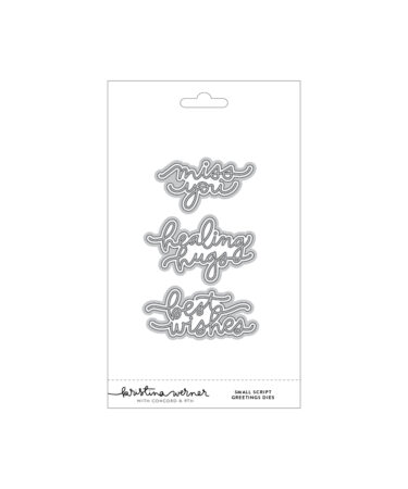 Concord & 9th -  KRISTINA WERNER -Small Script Greetings Dies
