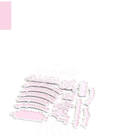 THE STAMP MARKET - WHEELIE GREAT GREETINGS DIE