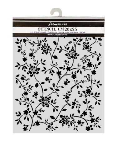STAMPERIA - Collezione All Around - Cut laser stencil for Art and Craft cm 20X25