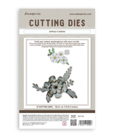 STAMPERIA - ย Cutting Dies for paper crafting A6 - Spring flowers