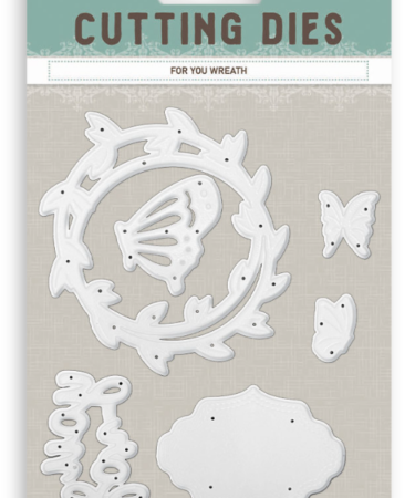 STAMPERIA - ย Cutting Dies for paper crafting A6 - For you wreath
