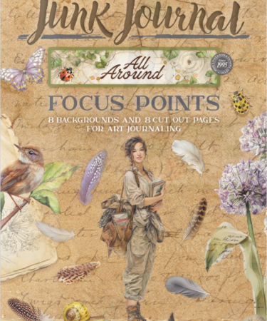 STAMPERIA -Collezione All Around -  Printed Art Junk Journal Focus Points for Art and Craft A5