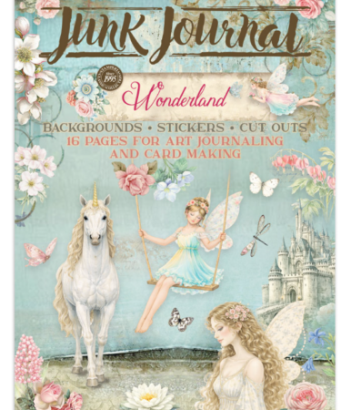 STAMPERIA - Collezione Wonderland  Printed Art Junk journal: stickers, cut-outs, backgrounds for Art and Craft