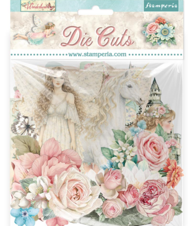 STAMPERIA - Collezione Wonderland  Printed decorative Die cuts for Art and Craft