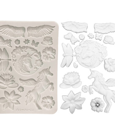 STAMPERIA - Collezione Wonderland  Silicon mould Designs A5 for Art and Craft