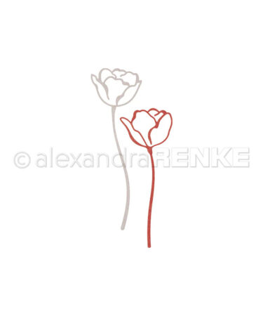 ALEXANDRA RENKE - Fustelle Lineart Kelchblume Set